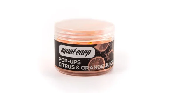 SQUAT CARP - Boilies Pop Up 12 mm 60 g Citrus & Orange Juice