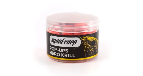 SQUAT CARP - Boilies Pop Up 16 mm 60 g Hero Krill