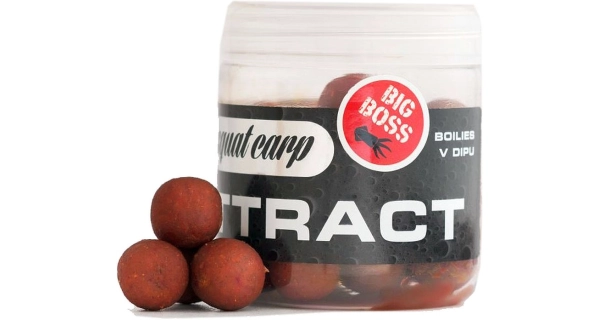 SQUAT CARP - Boilies v dipu Hi-Attract Big Boss 18 mm 220 g