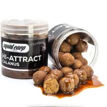 SQUAT CARP - Boilies v dipu Hi-Attract Calanus 220 g 24 mm