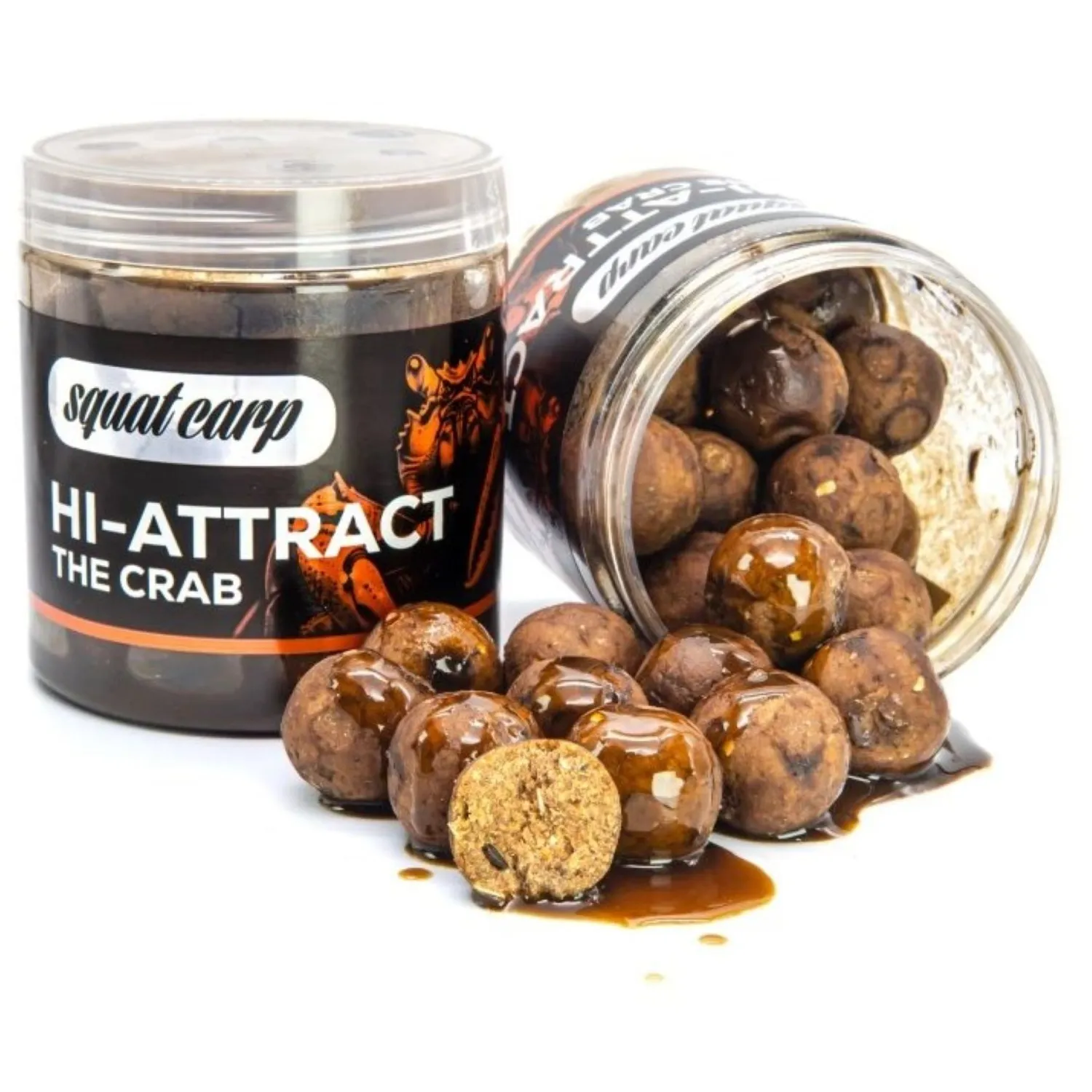 SQUAT CARP - Boilies v dipu Hi-Attract The Crab 220 g 18 mm