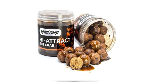 SQUAT CARP - Boilies v dipu Hi-Attract The Crab 220 g 24 mm