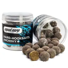 SQUAT CARP - Boilies v mořské soli Hard Hookbaits Anchovy+ 24 mm