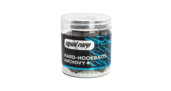 SQUAT CARP - Boilies v mořské soli Hard Hookbaits Anchovy+ 24 mm