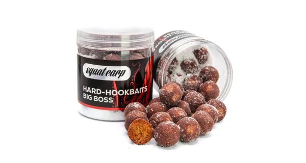 SQUAT CARP - Boilies v mořské soli Hard Hookbaits Big Boss 20 mm