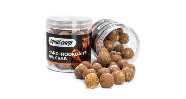 SQUAT CARP - Boilies v mořské soli Hard Hookbaits The Crab 20 mm