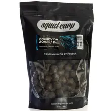 SQUAT CARP - Hotové boilies Anchovy+ 1 kg 20 mm