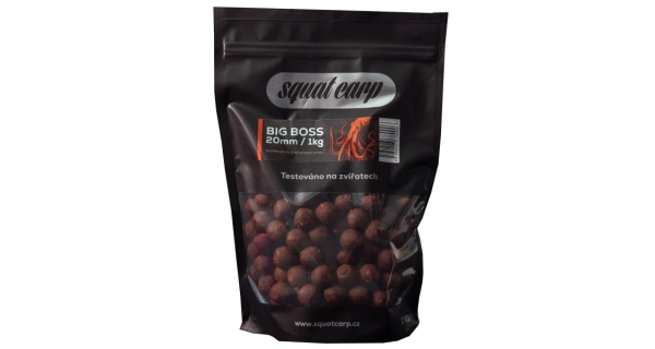 SQUAT CARP - Hotové boilies Big Boss 1 kg 20 mm
