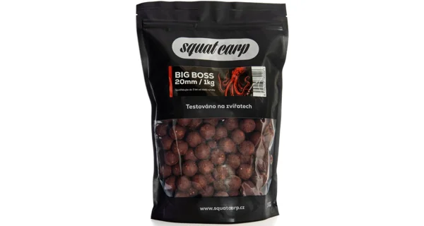 SQUAT CARP - Hotové boilies Big Boss 1 kg 20 mm