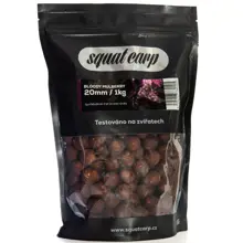 SQUAT CARP - Hotové boilies Bloody Mulberry 1 kg 24 mm