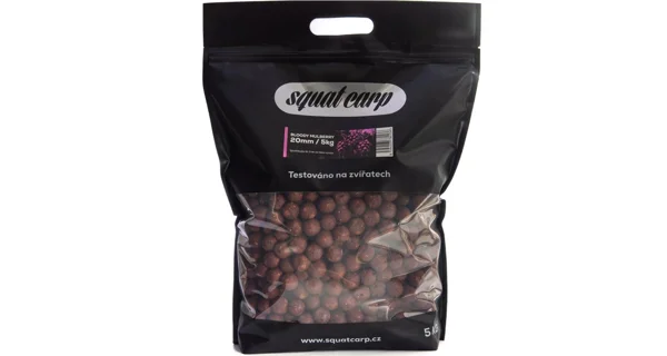 SQUAT CARP - Hotové boilies Bloody Mulberry 5 kg 20 mm