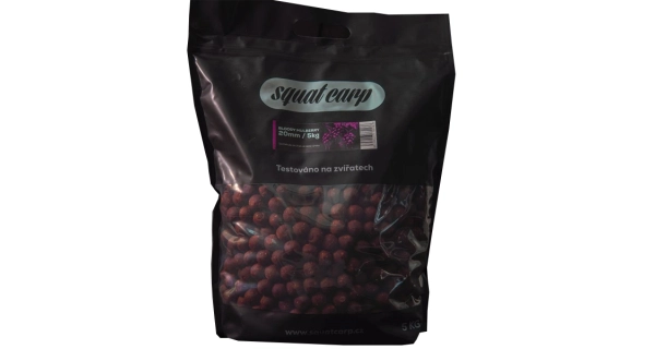SQUAT CARP - Hotové boilies Bloody Mulberry 5 kg 24 mm