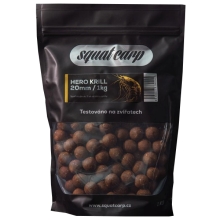 SQUAT CARP - Hotové boilies Hero Krill 1 kg 24 mm