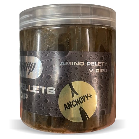 SQUAT CARP - Pelety Amino Pellets In Dip Anchovy+ 15 mm 180 g