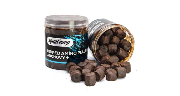 SQUAT CARP - Pelety Amino Pellets In Dip Anchovy+ 15 mm 180 g