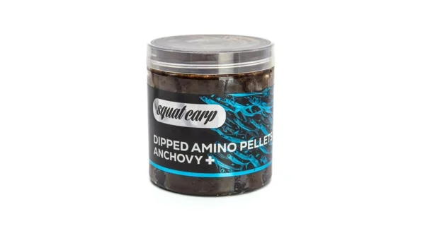 SQUAT CARP - Pelety Amino Pellets In Dip Anchovy+ 15 mm 180 g