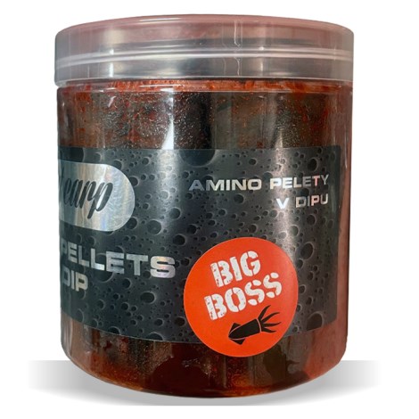 SQUAT CARP - Pelety Amino Pellets In Dip Big Boss 15 mm 180 g