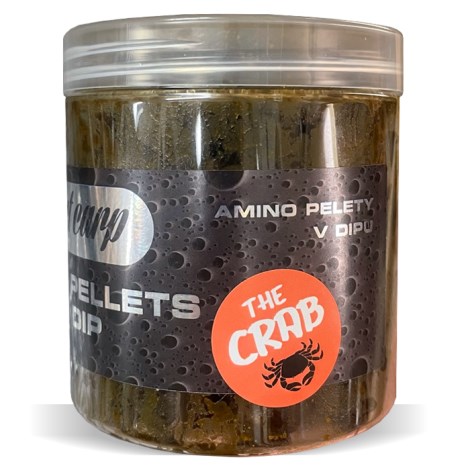 SQUAT CARP - Pelety Amino Pellets In Dip The Crab 15 mm 180 g