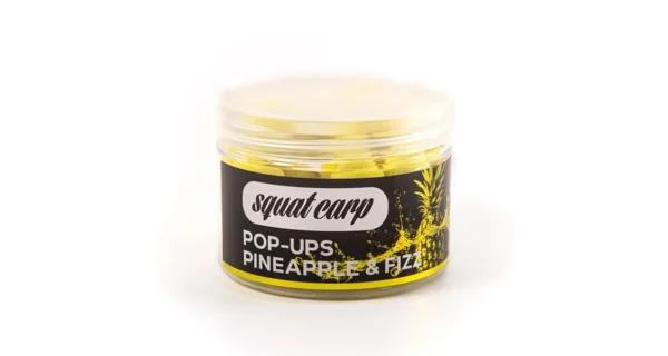 SQUAT CARP - Plovoucí Boilies Pop Up 12 mm 60 g Pineapple & Fizz