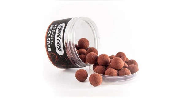 SQUAT CARP - Plovoucí Boilies Pop Up 12 mm 60 g Spicy Crab
