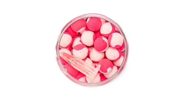 SQUAT CARP - Plovoucí boilies Pop Up 12 mm 60 g Strawberry Lollipop