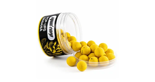 SQUAT CARP - Plovoucí boilies Pop Up 16 mm 60 g Banana