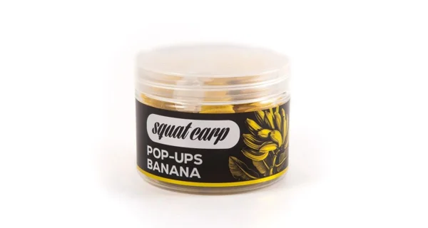 SQUAT CARP - Plovoucí boilies Pop Up 16 mm 60 g Banana