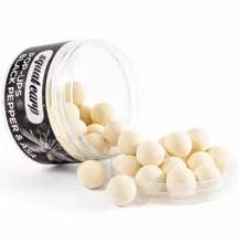 SQUAT CARP - Plovoucí boilies Pop Up 16 mm 60 g Black Pepper & Asa