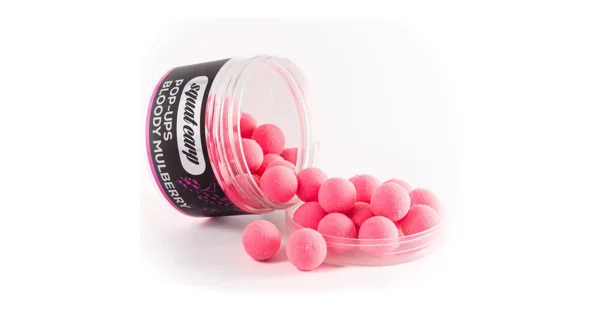 SQUAT CARP - Plovoucí boilies Pop Up 16 mm 60 g Bloody Mulberry