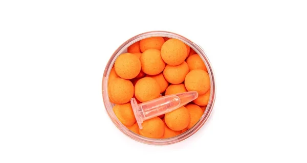 SQUAT CARP - Plovoucí boilies Pop Up 16 mm 60 g Peach & Pepper
