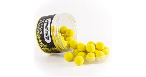 SQUAT CARP - Plovoucí boilies Pop Up 16 mm 60 g Pineapple & Fizz