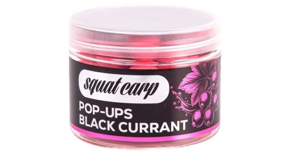 SQUAT CARP - Plovoucí Boilies Pop-Up BlackCurrant 60 g 16 mm