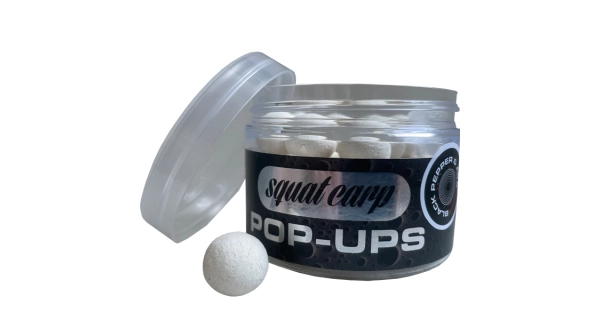 SQUAT CARP - Pop Up 12 mm 60 g Black Pepper & Asa