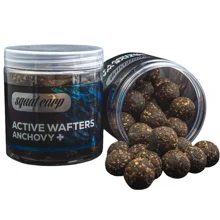 SQUAT CARP - Rozpustné neutrálně vyvážené boilies Active Wafters Anchovy+ 20 mm 150 g