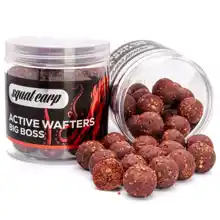 SQUAT CARP - Rozpustné neutrálně vyvážené boilies Active Wafters Big Boss 24 mm 150 g