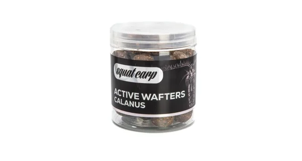 SQUAT CARP - Rozpustné neutrálně vyvážené boilies Active Wafters Calanus 20 mm 150 g