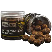 SQUAT CARP - Rozpustné neutrálně vyvážené boilies Active Wafters Hero Krill 20 mm 150 g