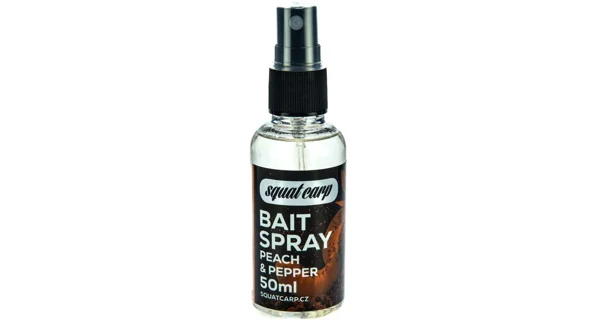 SQUAT CARP - Sprej Bait Spray Peach´n´pepper 50 ml