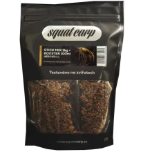 SQUAT CARP - Stick Mix Hero Krill 1 kg + Booster 100 ml