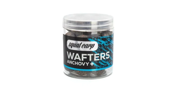 SQUAT CARP - Vyvážené boilie Wafters Anchovy+ 24 mm