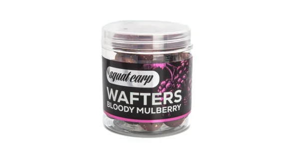 SQUAT CARP - Vyvážené boilie Wafters Bloody Mulberry 30 mm