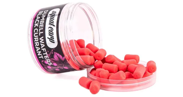 SQUAT CARP -  Wafters Dumbells BlackCurrant 10x16 mm