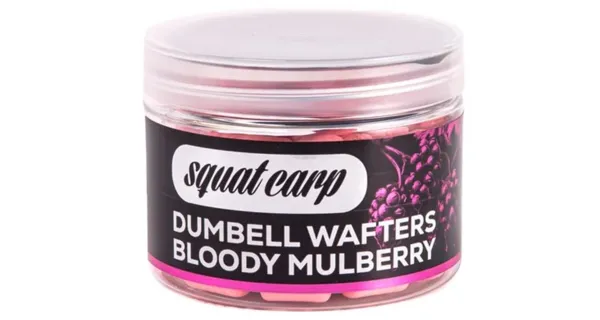 SQUAT CARP -  Wafters Dumbells Bloody Mulberry 10x16 mm