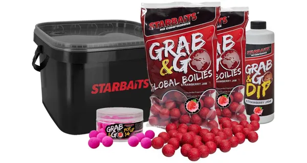 STARBAITS - Akční kbelík GG Global Strawberry Jam