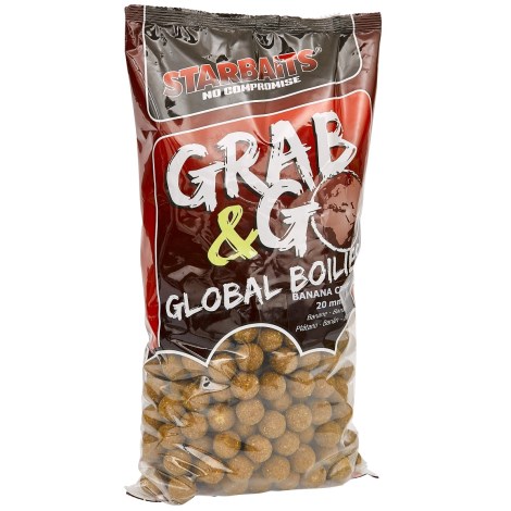 STARBAITS - Boilie Grab & Go Global Banana Cream 20 mm 2,5 kg