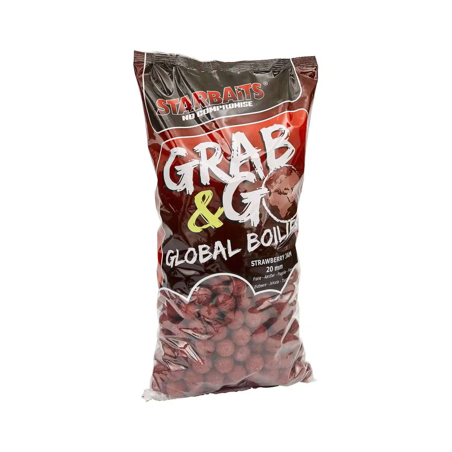 STARBAITS - Boilie Grab & Go Global Strawberry Jam 20 mm 10 kg
