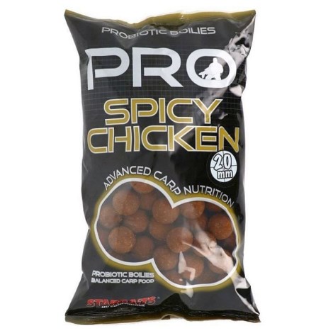 STARBAITS - Boilie Probiotic Spicy Chicken 1 kg 20 mm