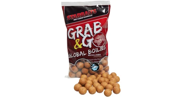 STARBAITS - Boilies G&G Global 14 mm 800 g Mega Fish