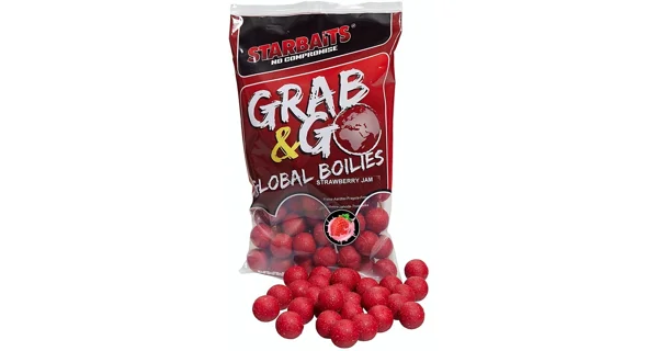 STARBAITS - Boilies G&G Global 20 mm 800 g Strawberry Jam