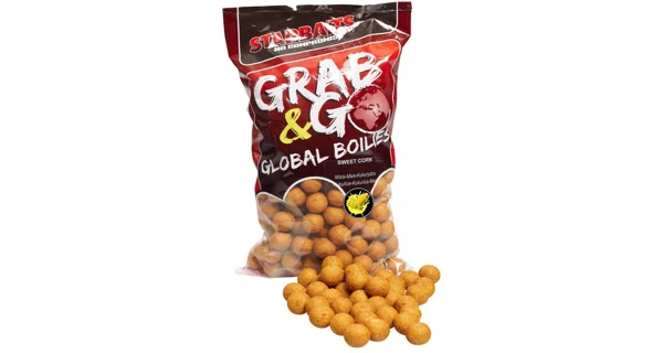 STARBAITS - Boilies G&G Global 20 mm 800 g Sweet Corn
